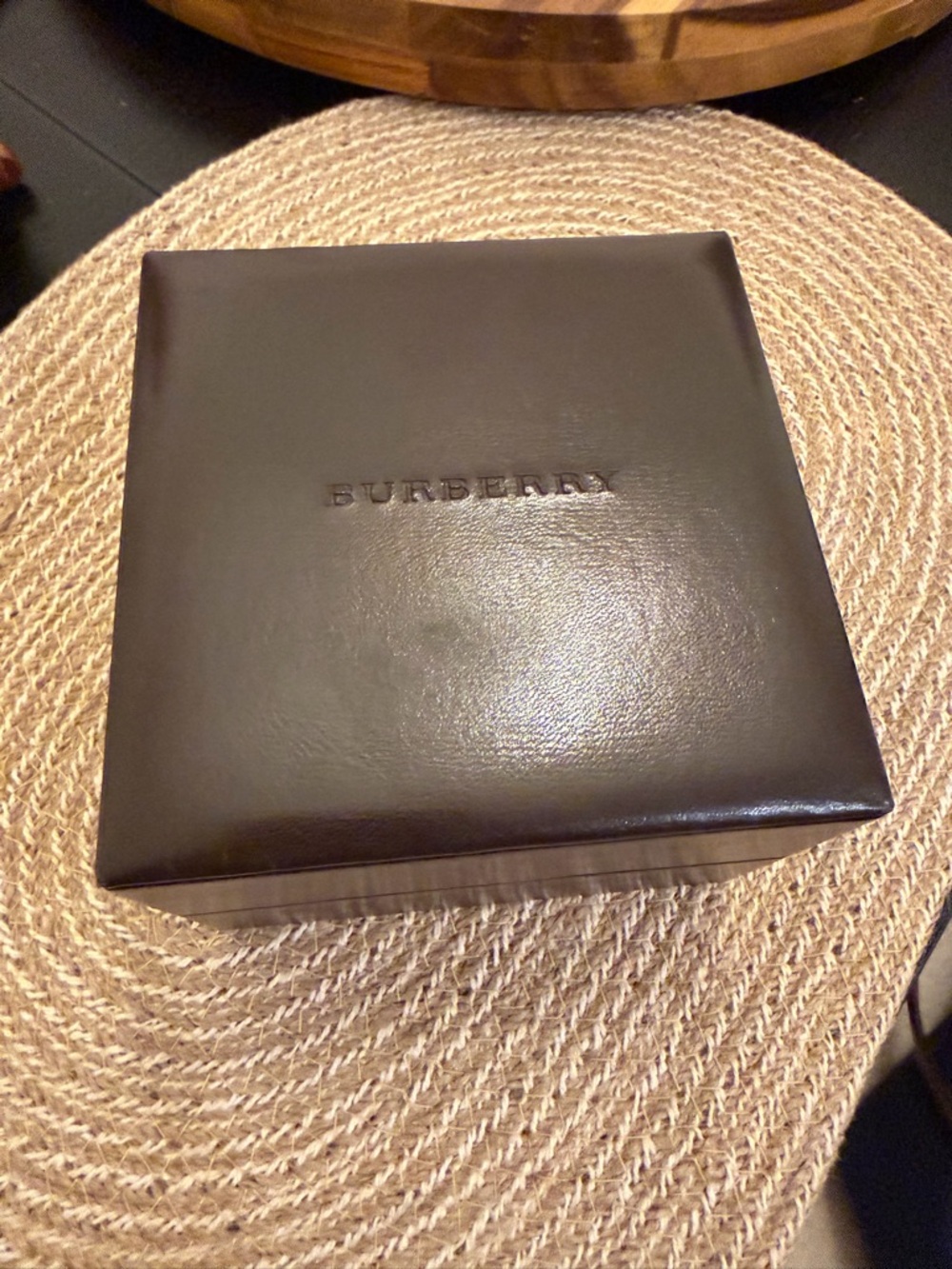 Burberry Rectangular Swiss Made Watch Brown Leather Strap BU1103 - Picture 7 of 7